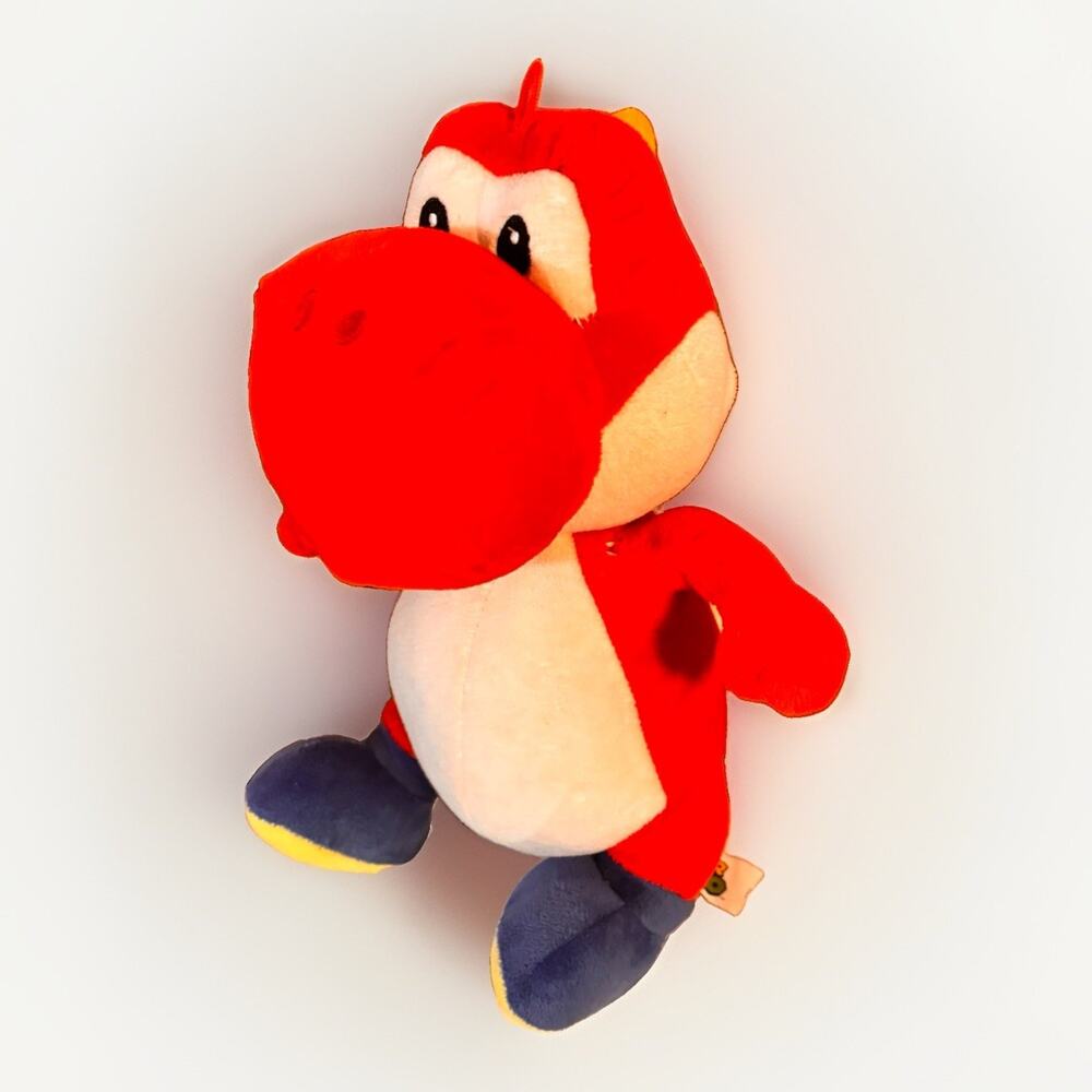 Super Mario Red Yoshi Plush 15” Nintendo Stuffed Animal Toy 2017